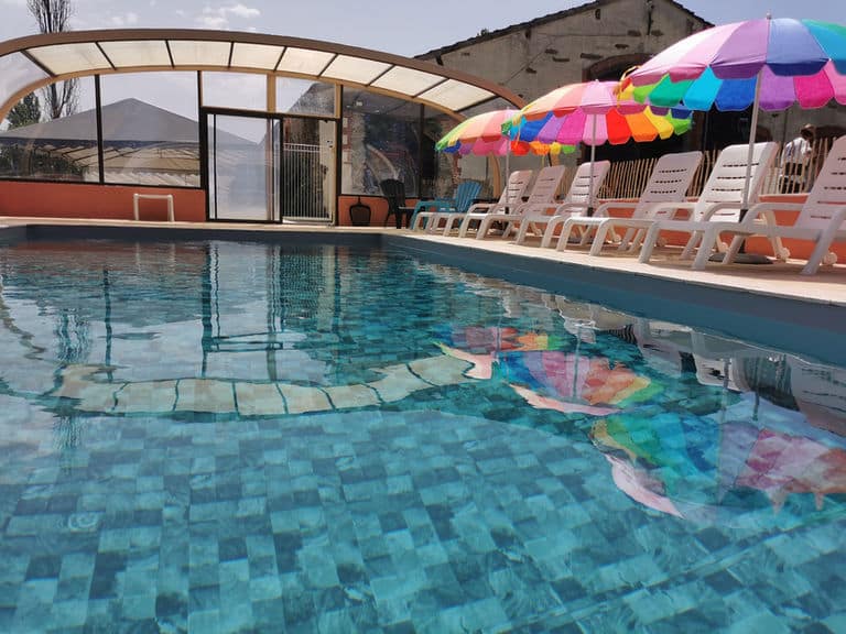 La Longère à Froidfond : piscine