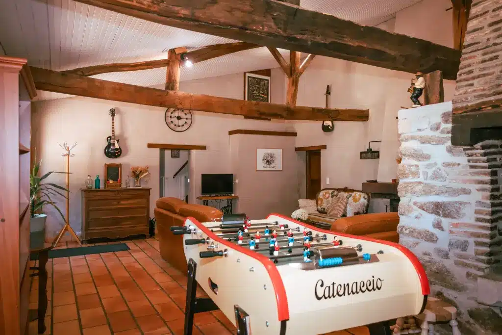 Bohem House à Saint-Martin-Lars-en-Sainte-Hermine : salon