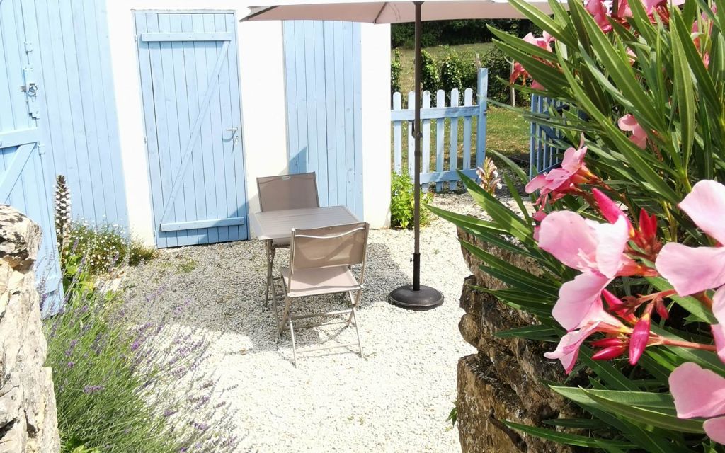 L'Aigrette à Chaillé-les-Marais : terrasse et jardin