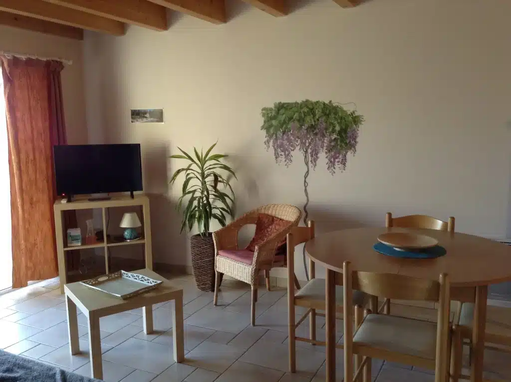 Gîte La Glycine à Montaigu-Vendée : salon