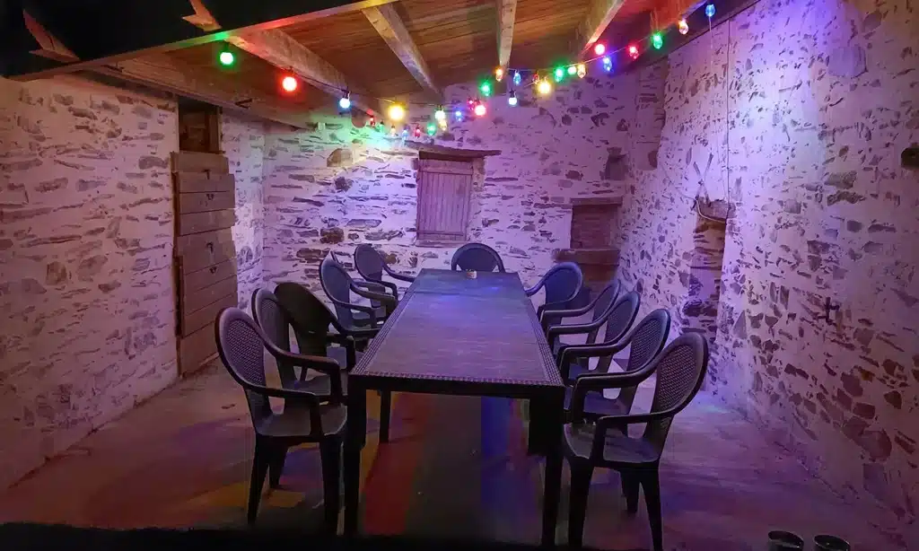 Gîte La Morinière à Chavagnes-en-Paillers : terrasse et jardin