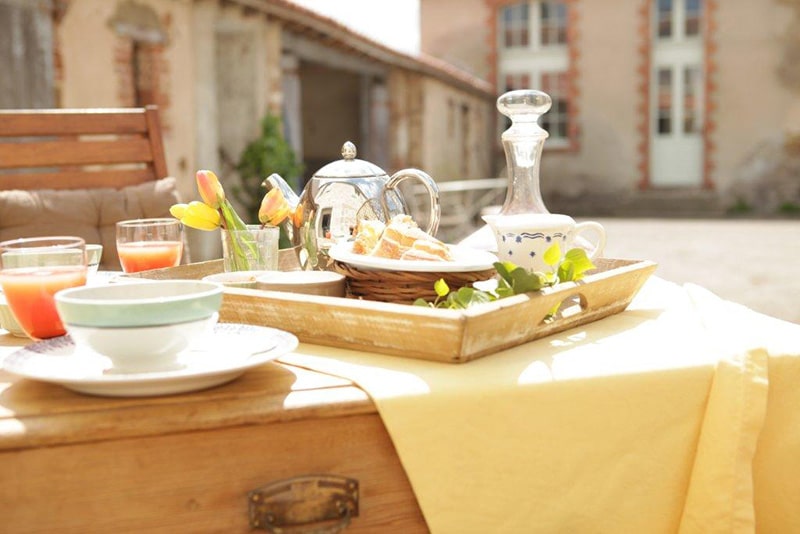 Deret à Talmont-Saint-Hilaire : terrasse et jardin