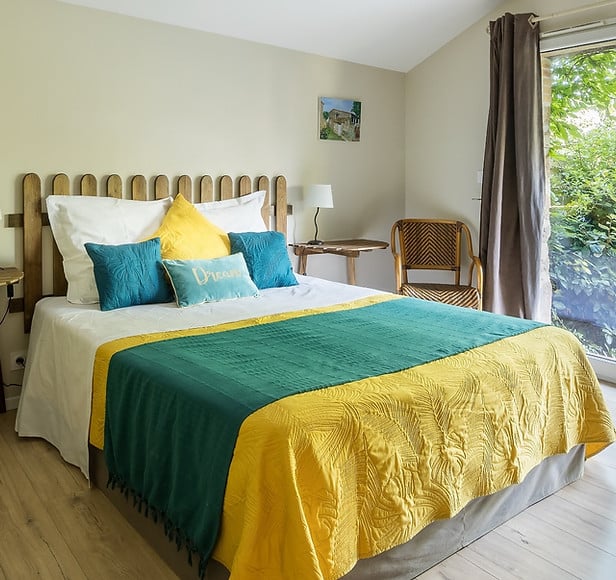 La Closerie de la Glossetière à Saint-Étienne-du-Bois : chambre
