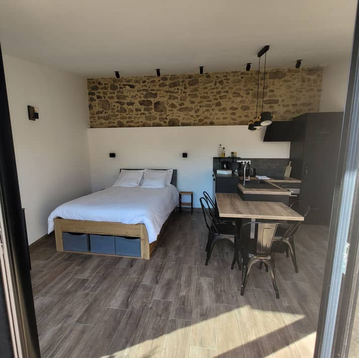 L'Étable à Les Herbiers : chambre