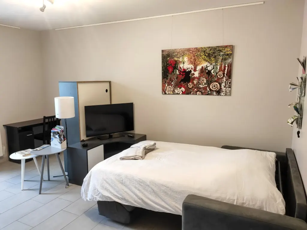 Le Puy Carmin - Gîte à Bazoges-en-Paillers : chambre