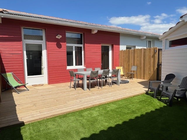 Gîte à Longeville-sur-Mer : terrasse et jardin