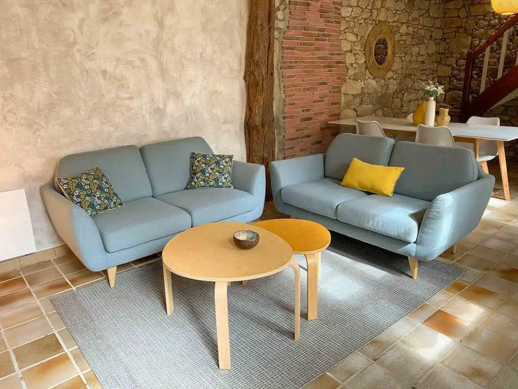 Le Logis de la Forge à Mortagne-sur-Sèvre : salon