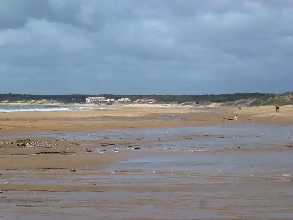 Paysage du littoral de Longeville-sur-Mer, en Vendée